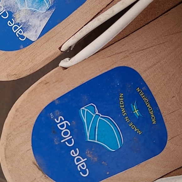 Cape Clogs Daisy On White Size 37 - Picture 2 of 5